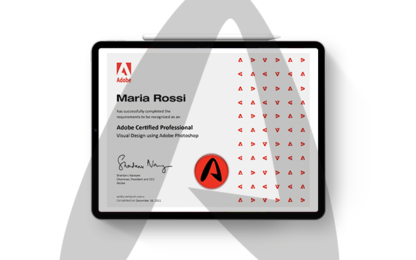 certificazione ADOBE corso di web design